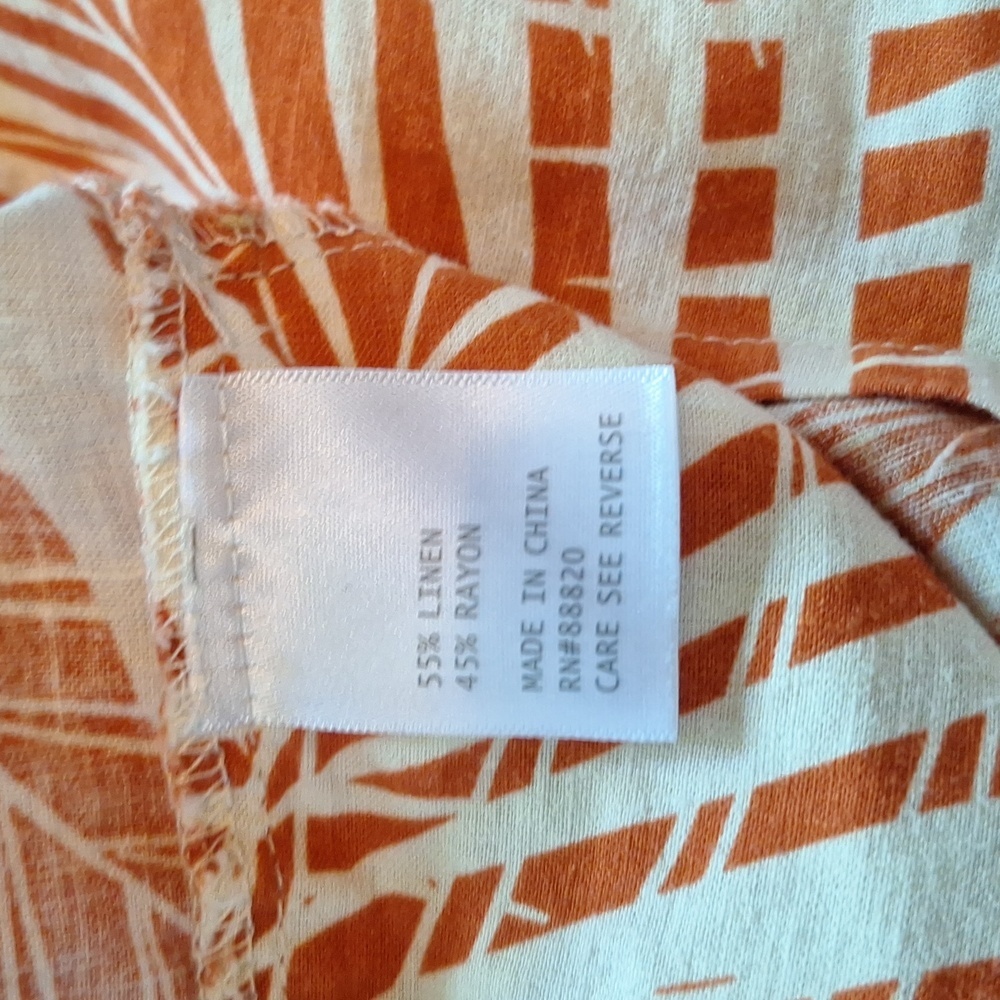 Panama Jack Sleeveless Tie Blouse - Picture 6 of 6